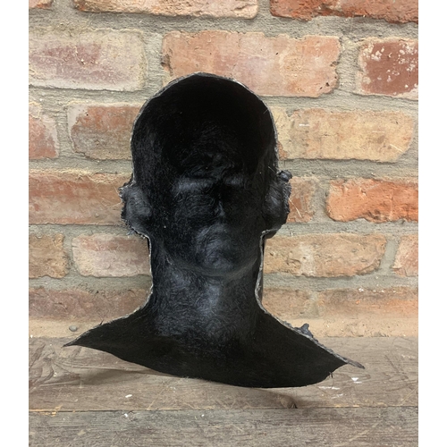 212 - Unusual fibreglass death type mask of Matt Damon, 35cm high