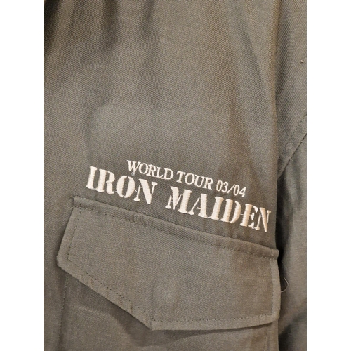 9 - Iron Maiden World Dance of Death Tour, 03/04, Heavy Duty Jacket. Unworn condition. Size L.