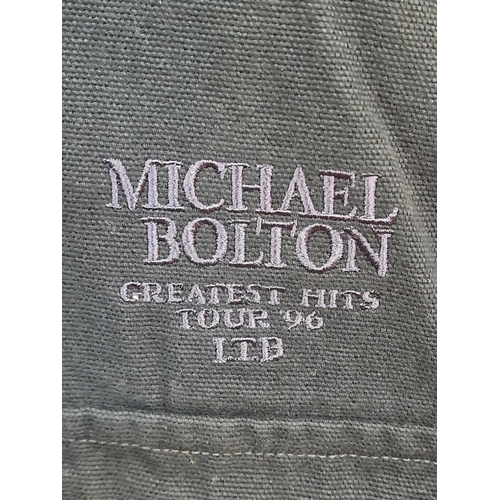 12 - Michael Bolton, Around the World in 96 Tour, Denim Tour Jacket.  As new condition. Size L.