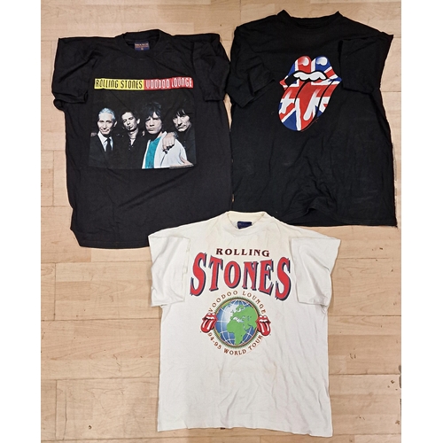 106 - Quantity Of Vintage The Rolling Stones Tour T Shirts To Include Voodoo Lounge Examples. XL Size (3)