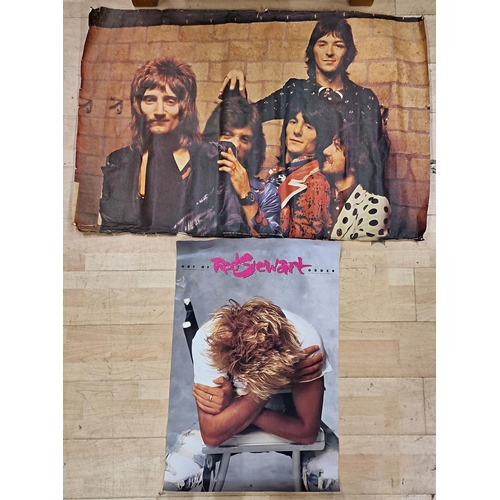 117 - Fourteen Rod Stewart posters of various sizes  including two 'Out of Order' promotional album poster... 