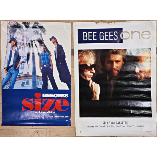 123 - Four Bee Gees advertising posters of various sizes (4)