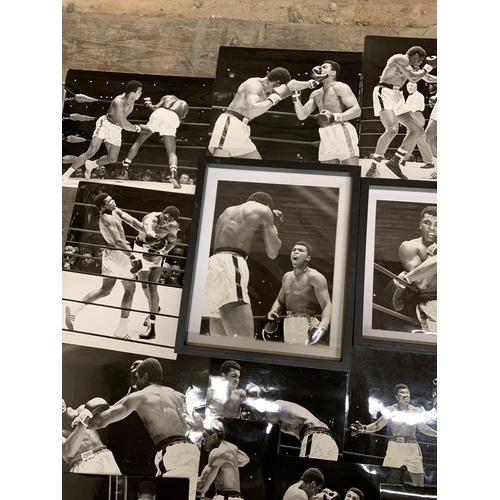 432 - A good quality collection of Muhammad Ali press release photographs for his bouts with Henry cooper ... 