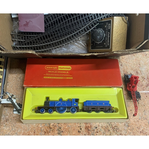 348 - Collection Of Misc 00 Gauge trains, wagons, track & accessories.