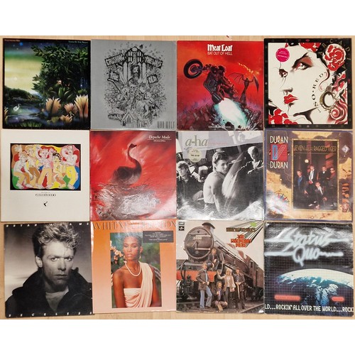 187 - Vinyl - Collection of records spanning various genres and eras to include Duran Duran, Abba, The Bea... 