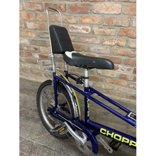 Blue Raleigh chopper model MKIII bike