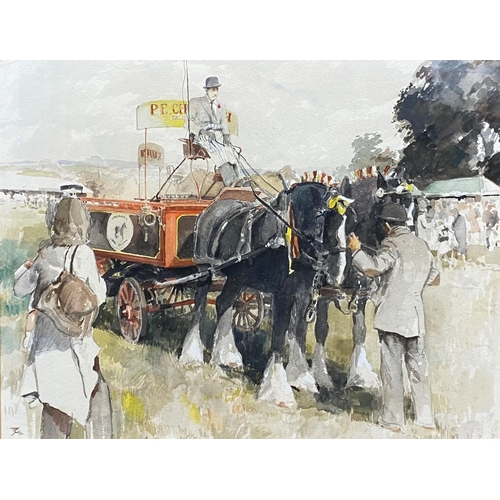 1566 - Thomas John Coates (1941-2023) - 'The Prize Winners, Newbury Show', monogrammed and date 1980, inscr... 