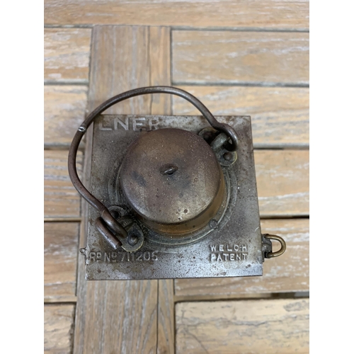 2361 - Welch patent LNER signal lamp inner by Signal Lamp Manufacturing & Railway,  H 26cm