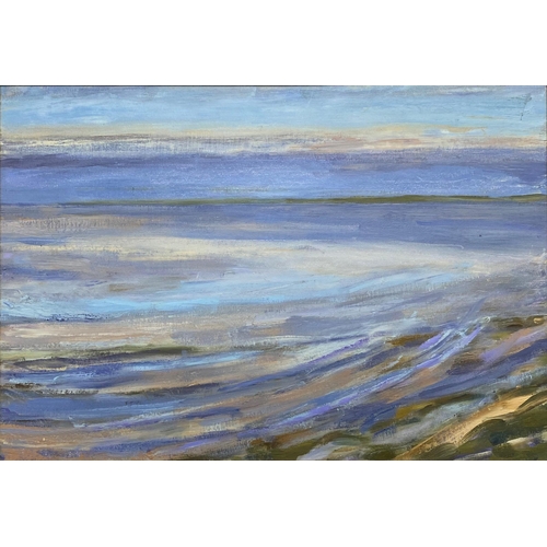 498 - Peter Podmore (1942) - 20th century school seascape, oil on board, 40 x 60cm, framed