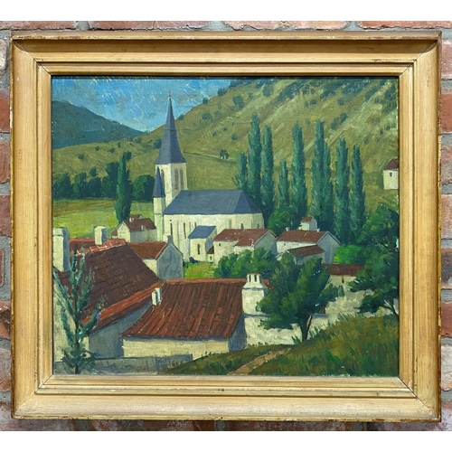 615 - George N Allsop (20th century) - 'Labastide du Vert', signed and titled verso, James Bourlet RBA 195... 