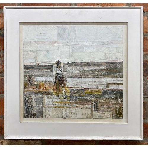 619 - Jo Fox (b. 1967) - 'Pathway', signed, signed dated and titled verso, Redrag gallery label verso, mix... 