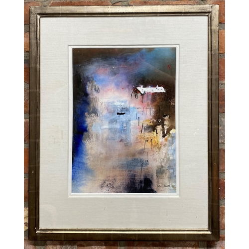 620 - Colin David Kent (b.1934) - Evening Reflections', signed, Adam Gallery label verso, mixed media, 44 ... 