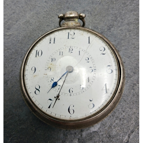 23 - Rogers of Dudley silver fusee pocket watch