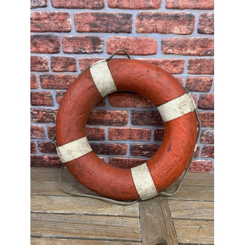 2510 - Three vintage Life Buoy Rings, one with Weston SM logo and two unbranded (3)