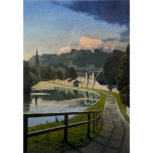 627 - Nick Cudworth (b. 1947) - 'Moon over Bathwick Hill' and 'Widcombe Rising', signed, two ltd edition l... 