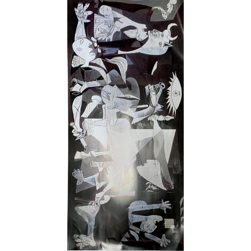 543 - Large print of Picasso’s 'Guernica cat' together with posters for Matisse, Lois Bourgoise and Jasper... 