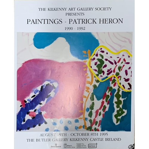 553 - Patrick Heron (1920-1999) exhibition poster for Tate Gallery together with poster for 'Kilkenny Arts... 