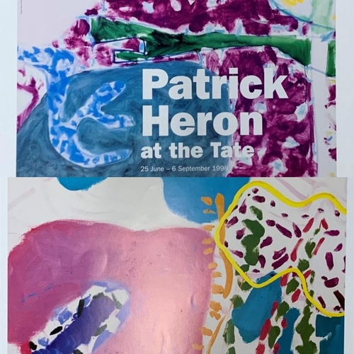 553 - Patrick Heron (1920-1999) exhibition poster for Tate Gallery together with poster for 'Kilkenny Arts... 