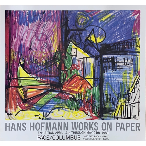 544 - Hans Hoffman (1880-1966) exhibition poster together with posters for Robert Motherwell, Artswager an... 