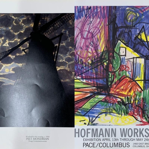 544 - Hans Hoffman (1880-1966) exhibition poster together with posters for Robert Motherwell, Artswager an... 