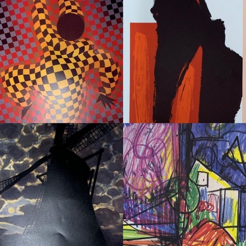 544 - Hans Hoffman (1880-1966) exhibition poster together with posters for Robert Motherwell, Artswager an... 