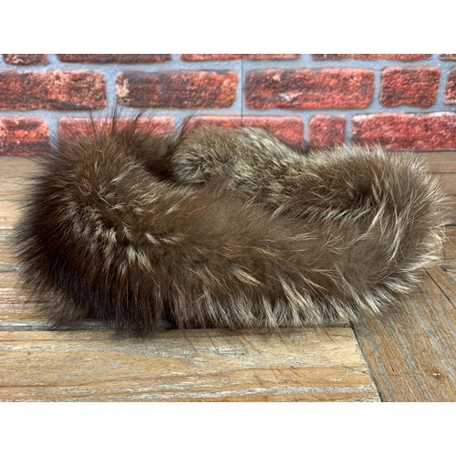 347 - Vintage Mink fur stole scarf, L 130cm