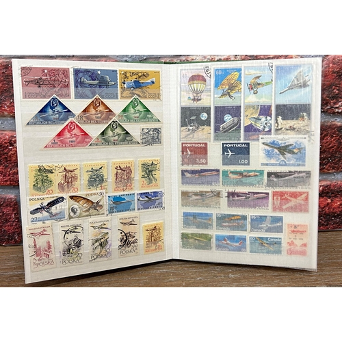 2549 - Two stamp books relating to Aviation and Trains (2)