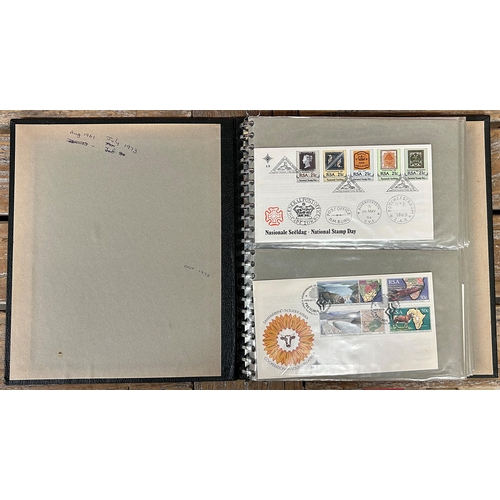 2553 - Large album of GB first day covers 1960-2000 over 100, with an album of GB islands FDCs and a furthe... 