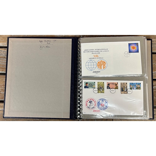 2553 - Large album of GB first day covers 1960-2000 over 100, with an album of GB islands FDCs and a furthe... 