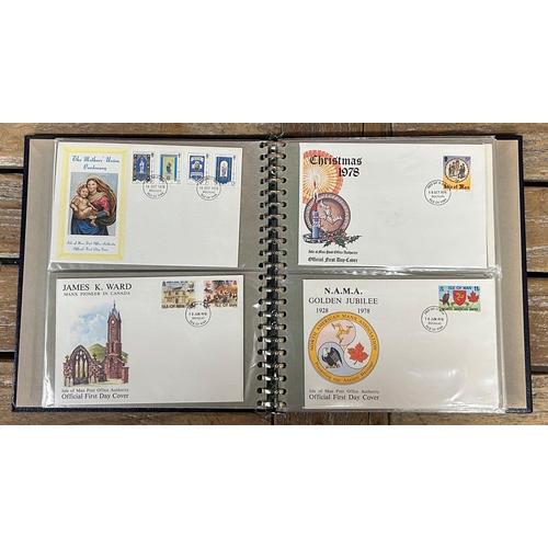 2553 - Large album of GB first day covers 1960-2000 over 100, with an album of GB islands FDCs and a furthe... 