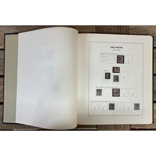 2558 - Collection of part complete Davo stamp albums by Stanley Gibbons - Great Britain (to include an earl... 