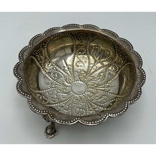 166 - Victorian silver bon bon or sugar bowl, maker TS, London 1873, 13cm diameter, 5.5oz approx