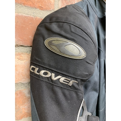 2333 - Clover Italian padded cordura motorcycle jacket, size small