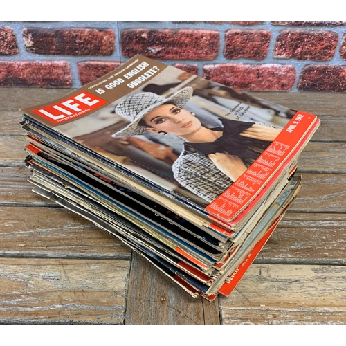 2522 - Very large collection of 1960's Life International magazines to include Steve McQueen, JFK and Yves ... 