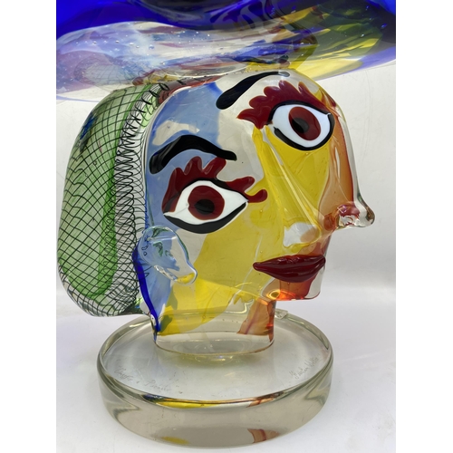 612 - Walter Furlan (1931-2018) - 'OMAGGIO A PICASSO', impressive Murano glass sculpture, signed and title... 