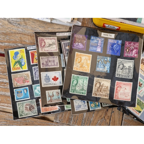 2545 - Large collection of mainly world and European stamps and first day covers from a local deceased esta... 