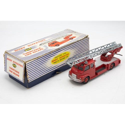 3003 - Dinky Supertoys 956. Turntable Fire Escape, Slightly less common later version with windows and red ... 