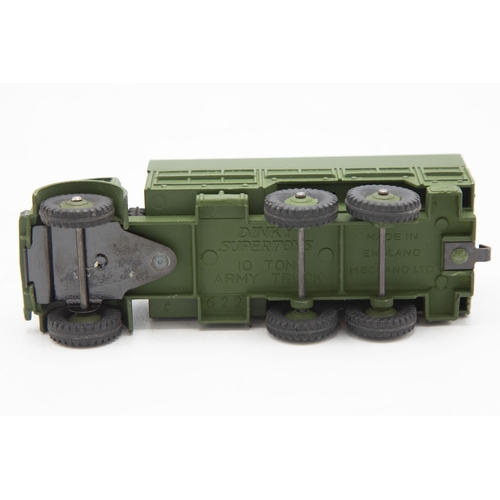 3005 - Dinky Supertoys 622- 10-ton Army Truck clean crisp matte green paintwork. Very near mint and excelle... 