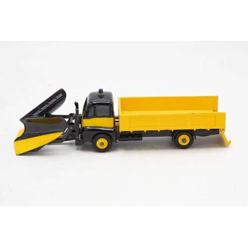 3013 - Dinky Supertoys 958 Snow Plough (with windows). Guy Warrior two-tone yellow and black lorry in Excel... 