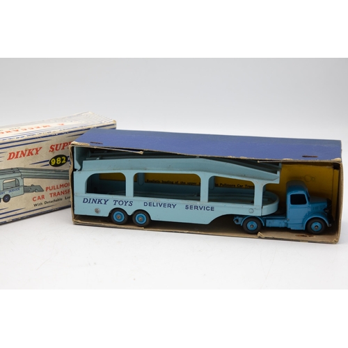 3015 - Dinky Supertoys No.982- Pullmore Car Transporter - with detachable loading ramp, excellent condition... 