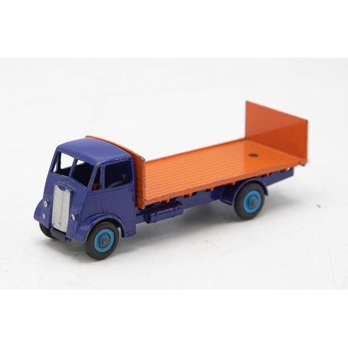 3023 - Dinky Supertoys 513 Guy Flat Truck with Tailboard, excellent with clean orange label box