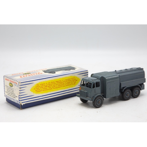 3031 - Dinky Toys 642 Pressure Refueller, bright example of RAF blue aviation tanker, near mint and boxed