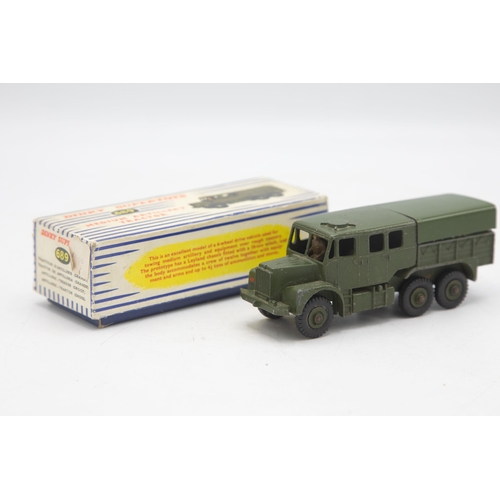 3034 - Dinky Toys 689 Medium Artillery Tractor, good striped box (split on one corner) minor playwear, exce... 