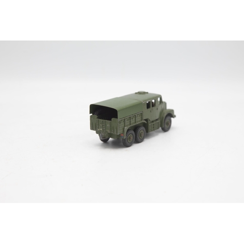 3034 - Dinky Toys 689 Medium Artillery Tractor, good striped box (split on one corner) minor playwear, exce... 