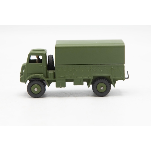 3036 - Dinky Toys 623 Army Covered Wagon, matt green finish barely touched from when it left the  Liverpool... 