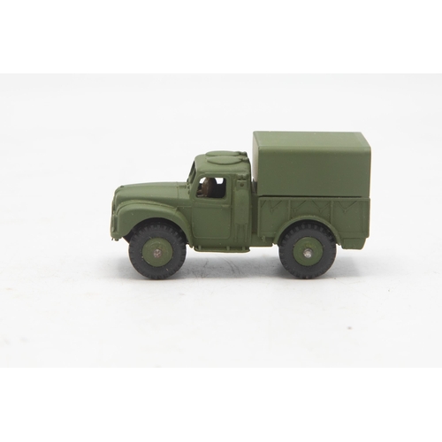 3037 - Dinky Toys 641 Army 1-Ton Cargo Truck, very crisp example, mint and boxed