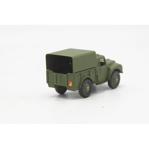 3037 - Dinky Toys 641 Army 1-Ton Cargo Truck, very crisp example, mint and boxed