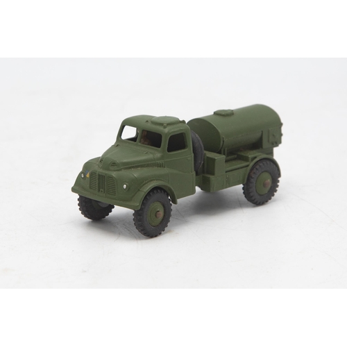 3038 - Dinky Toys 643 Army Water Tanker, Austin chassis, mint and boxed