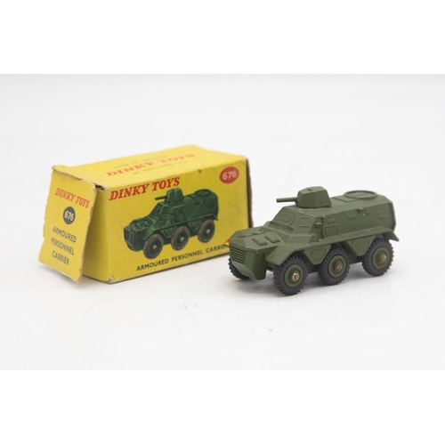 3041 - Dinky Toys 676 Armoured Personnel Carrier, one main end-flap detached, near mint and boxed