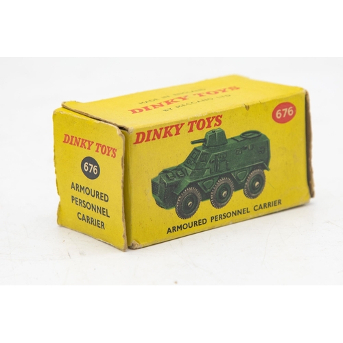 3041 - Dinky Toys 676 Armoured Personnel Carrier, one main end-flap detached, near mint and boxed